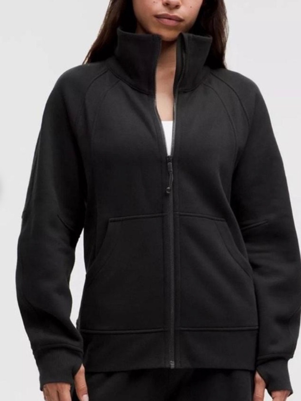 Lululemon Oversized Funnel Neck Full Zip Scuba (M/L)